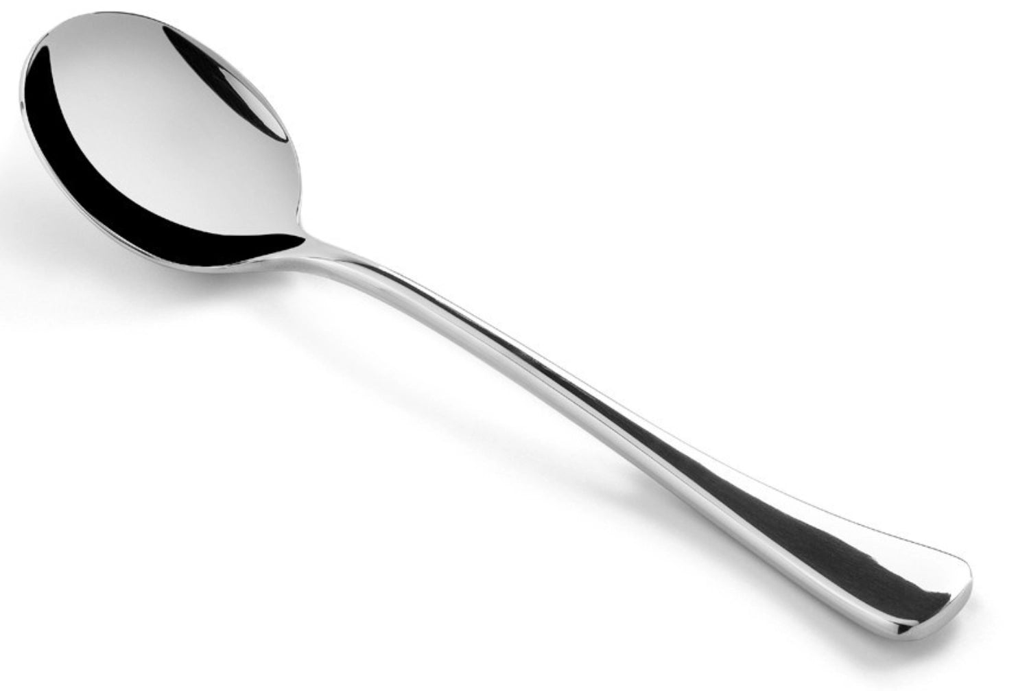 Entdecken Sie den eleganten Arles Suppen-/Creme-Löffel von Revol aus hochwertigem Edelstahl. Ideal für stilvolles Servieren von Suppen und cremigen Gerichten.