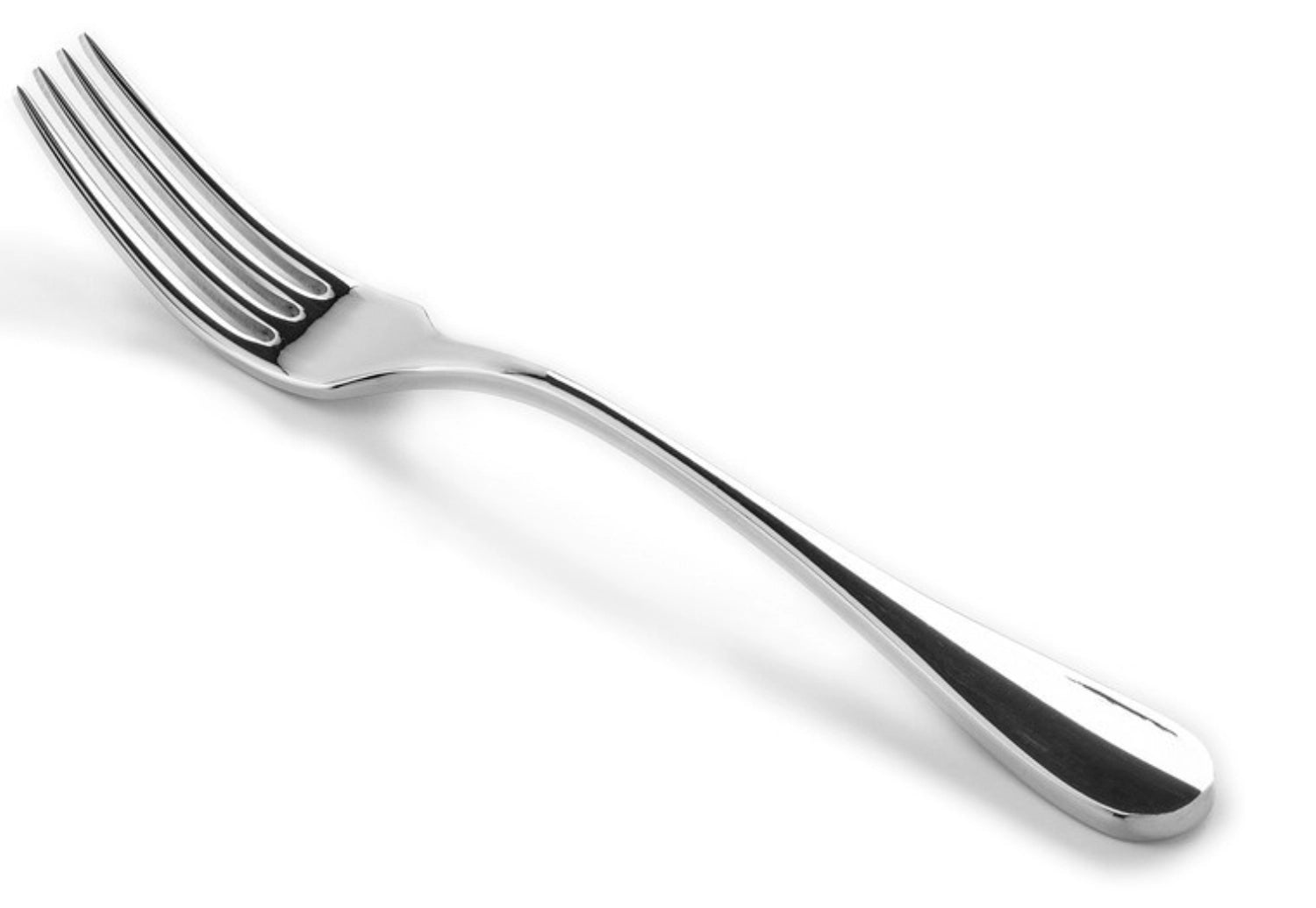 Elegante Kuchengabel aus glänzendem Edelstahl von Revol, ideal für feine Desserts und festliche Anlässe, vereint zeitloses Design mit hoher Qualität.