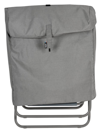 Schützen Sie Ihre Relaxliege mit der LAFUMA Schutzhülle in anthrazit (100x70x16 cm). Wetterfest, langlebig und ideal für den Outdoor-Einsatz.