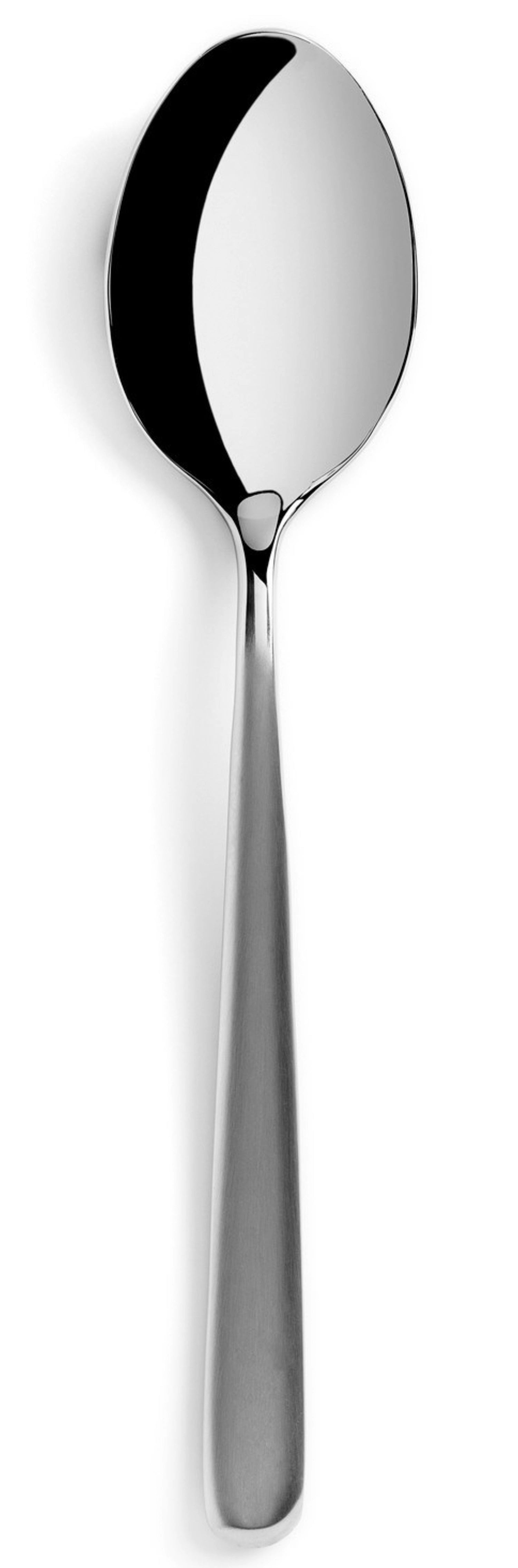 Entdecken Sie den eleganten Courchevel Suppenlöffel aus mattem Edelstahl von Revol. Hochwertig, langlebig und pflegeleicht – ideal für jede Tischdekoration.