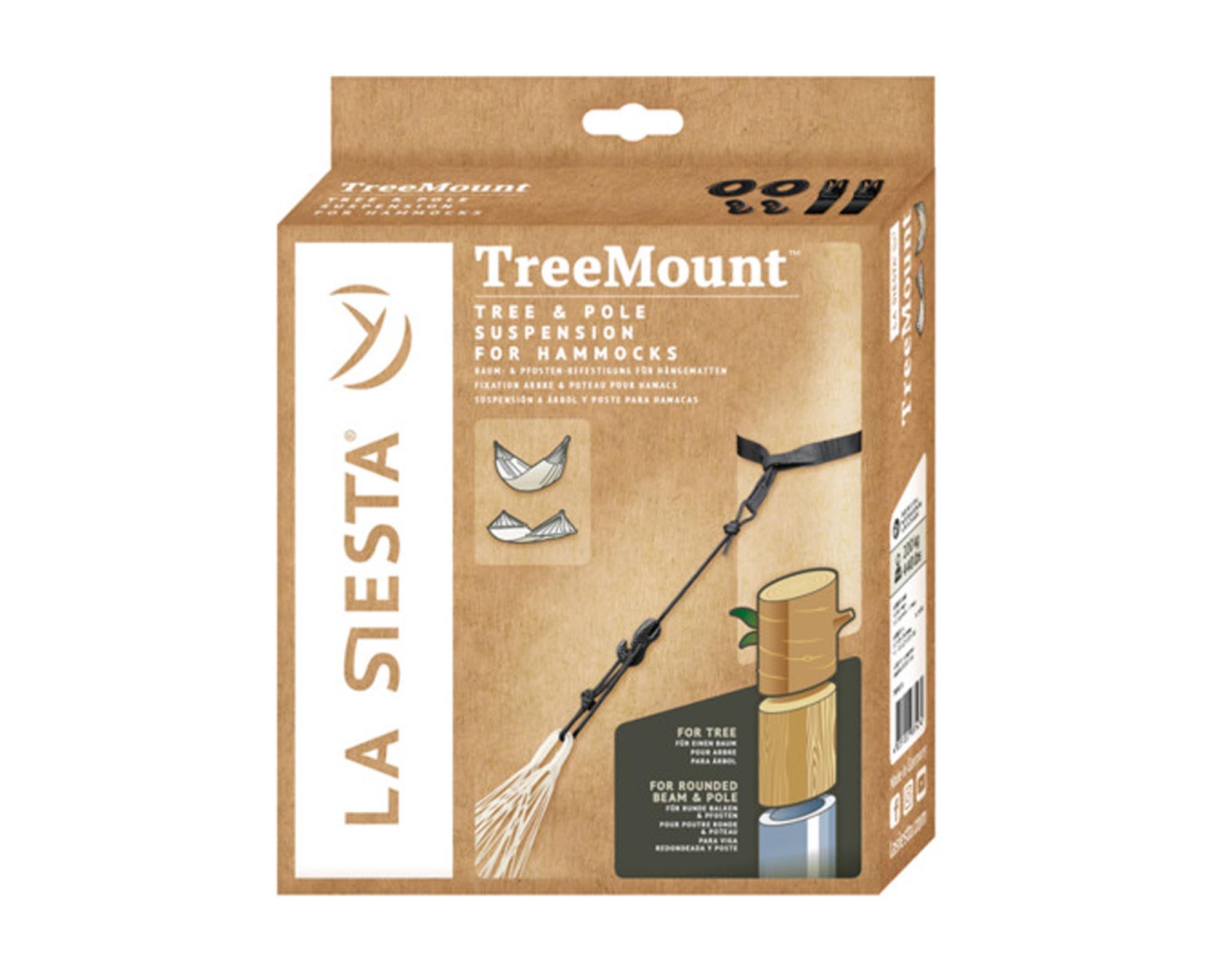 Das LA SIESTA Fixing Set Tree Mount black bietet sichere, wetterfeste Aufhängungen für Hängematten. Ideal für Garten, Park und Camping.