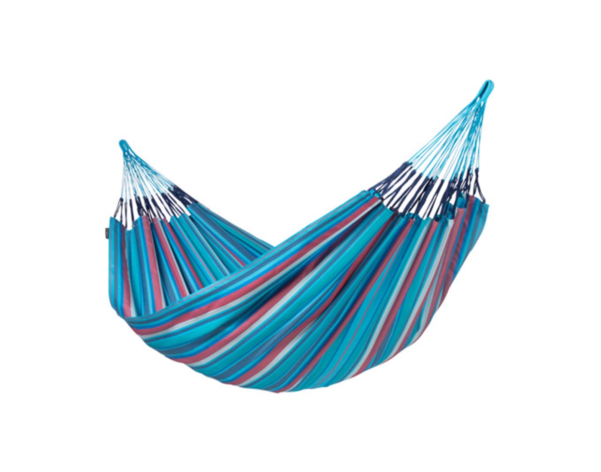 Entspannen Sie stilvoll in der Hängematte Brisa 180x400 cm von LA SIESTA – ideal für Garten, Terrasse oder Innenräume.