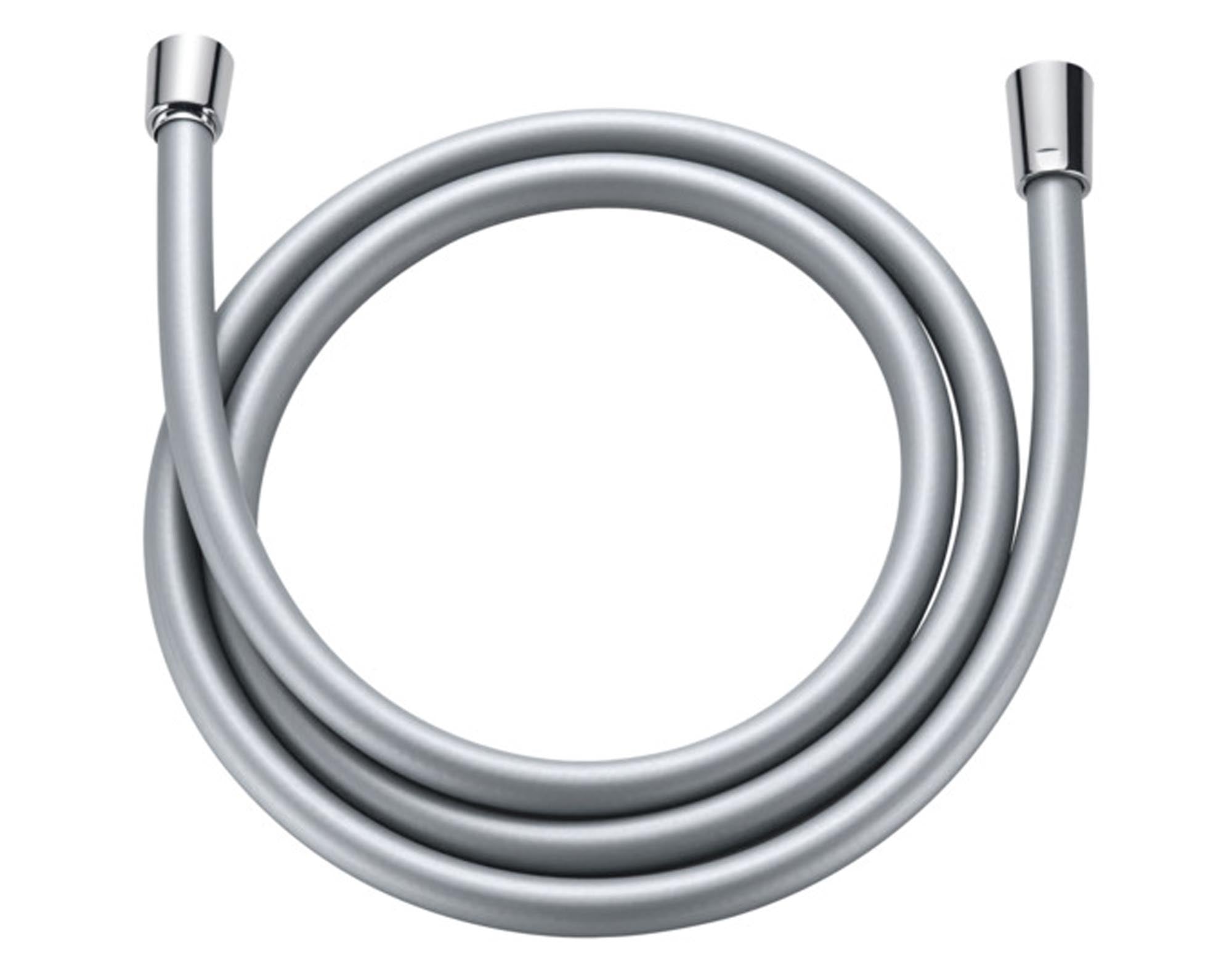 Entdecken Sie den DIAQUA Brauseschlauch aus Kunststoff in Silber, 180 cm lang. Hochwertig, flexibel und druckbeständig für Ihr modernes Badezimmer.