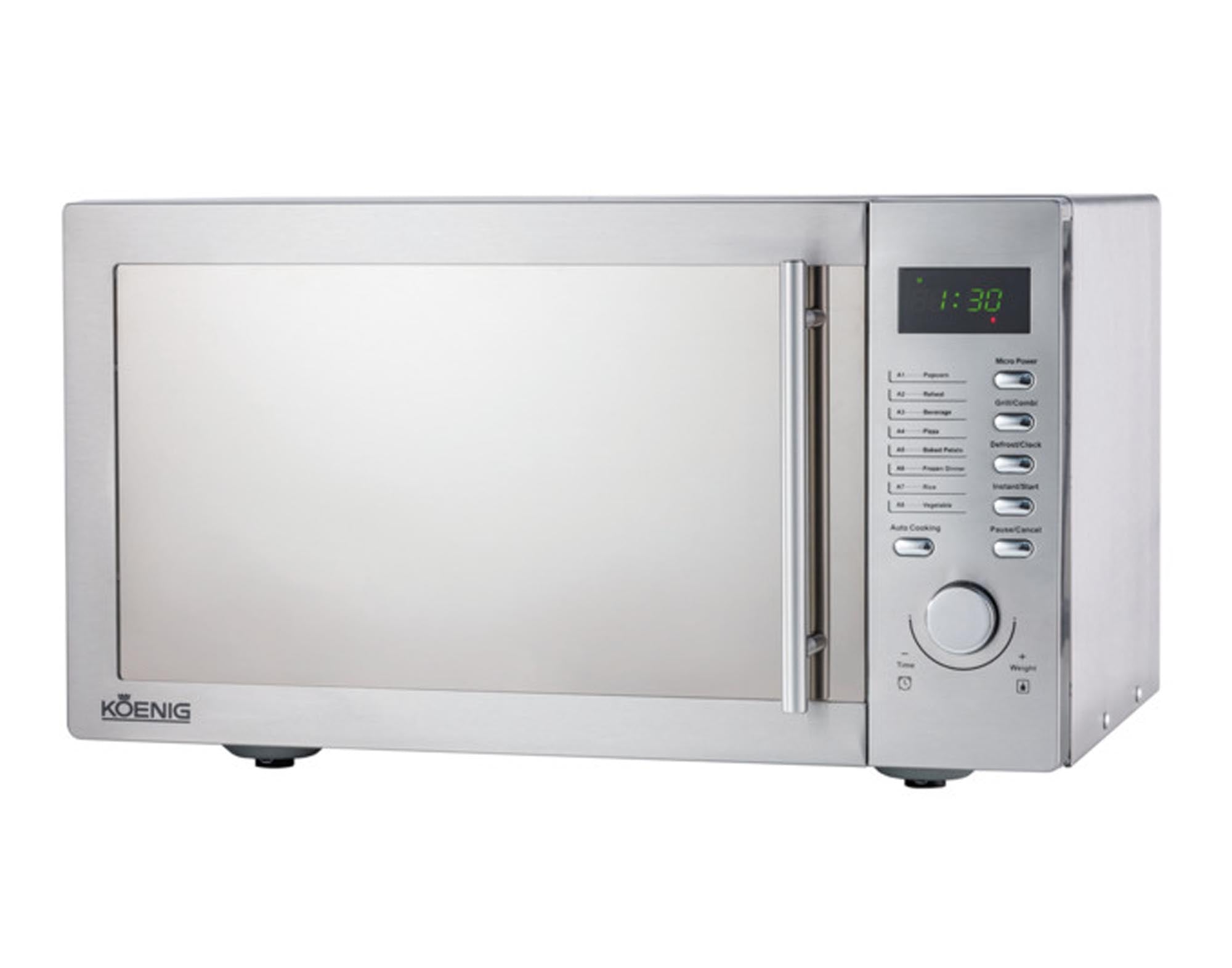 Entdecken Sie die KOENIG Mikrowelle Kombi: vielseitig, energieeffizient und ideal für schnelle Gerichte. Perfekt für jede Küche!