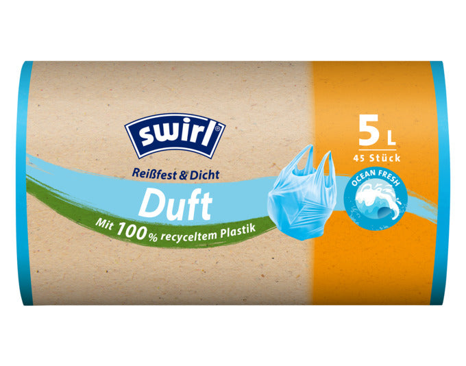 SWIRL Abfallsäcke Ocean 5 l in präsentiert im Onlineshop von KAQTU Design AG. Haushaltshilfen ist von SWIRL