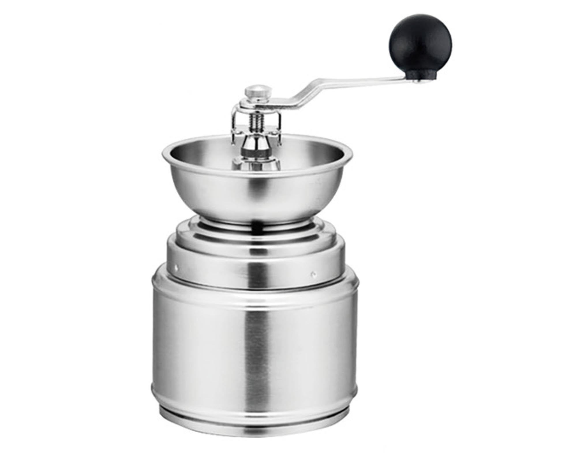 Entdecken Sie die FOREVER Kaffeemühle Inox (ø 9.5x21cm) aus rostfreiem Edelstahl. Präzises Mahlwerk für perfekten Kaffee, elegantes Design, kompakt und pflegeleicht.