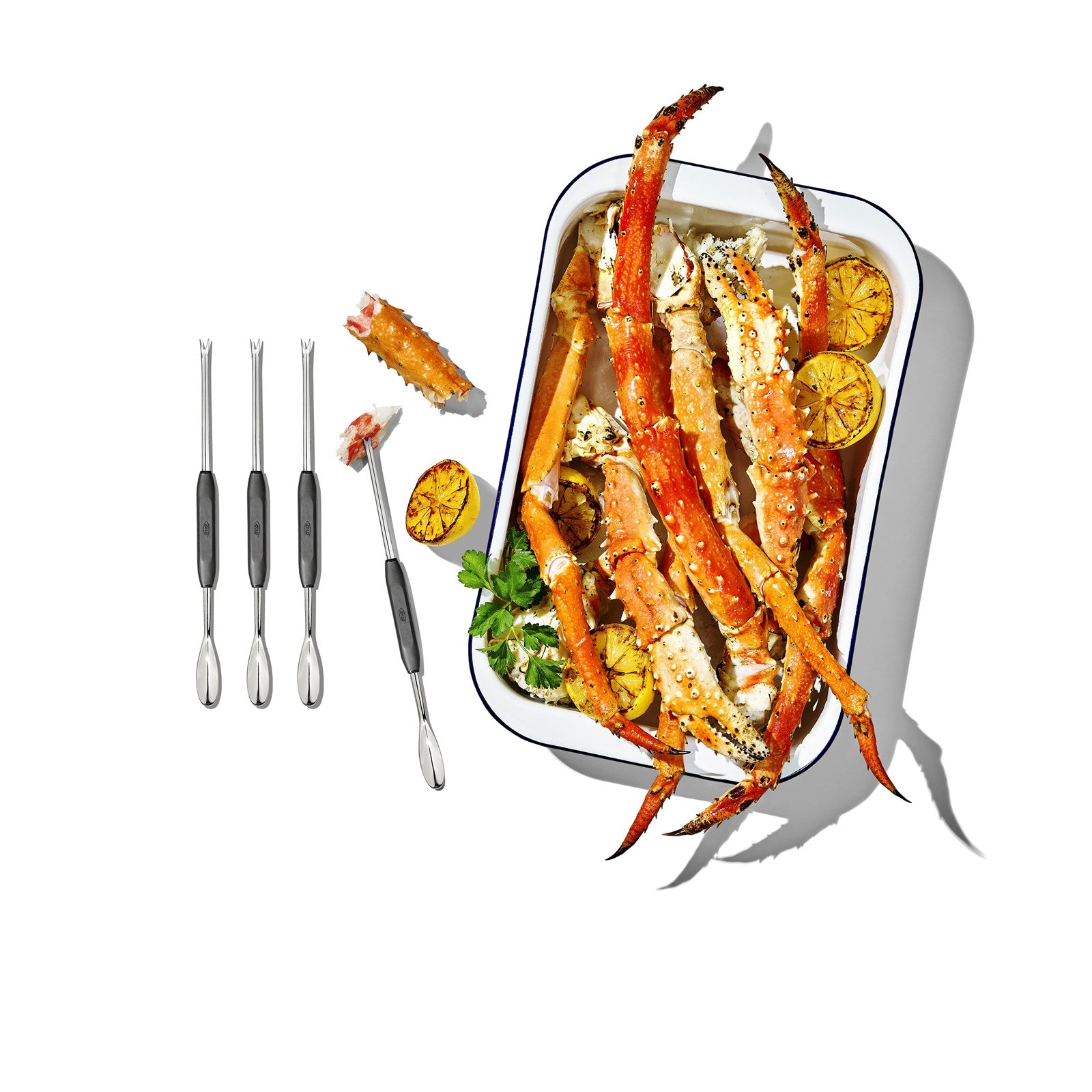 4er Set Good Grips Meeresfrüchte Picks in Schwarz präsentiert im Onlineshop von KAQTU Design AG. Küchenhelfer ist von OXO