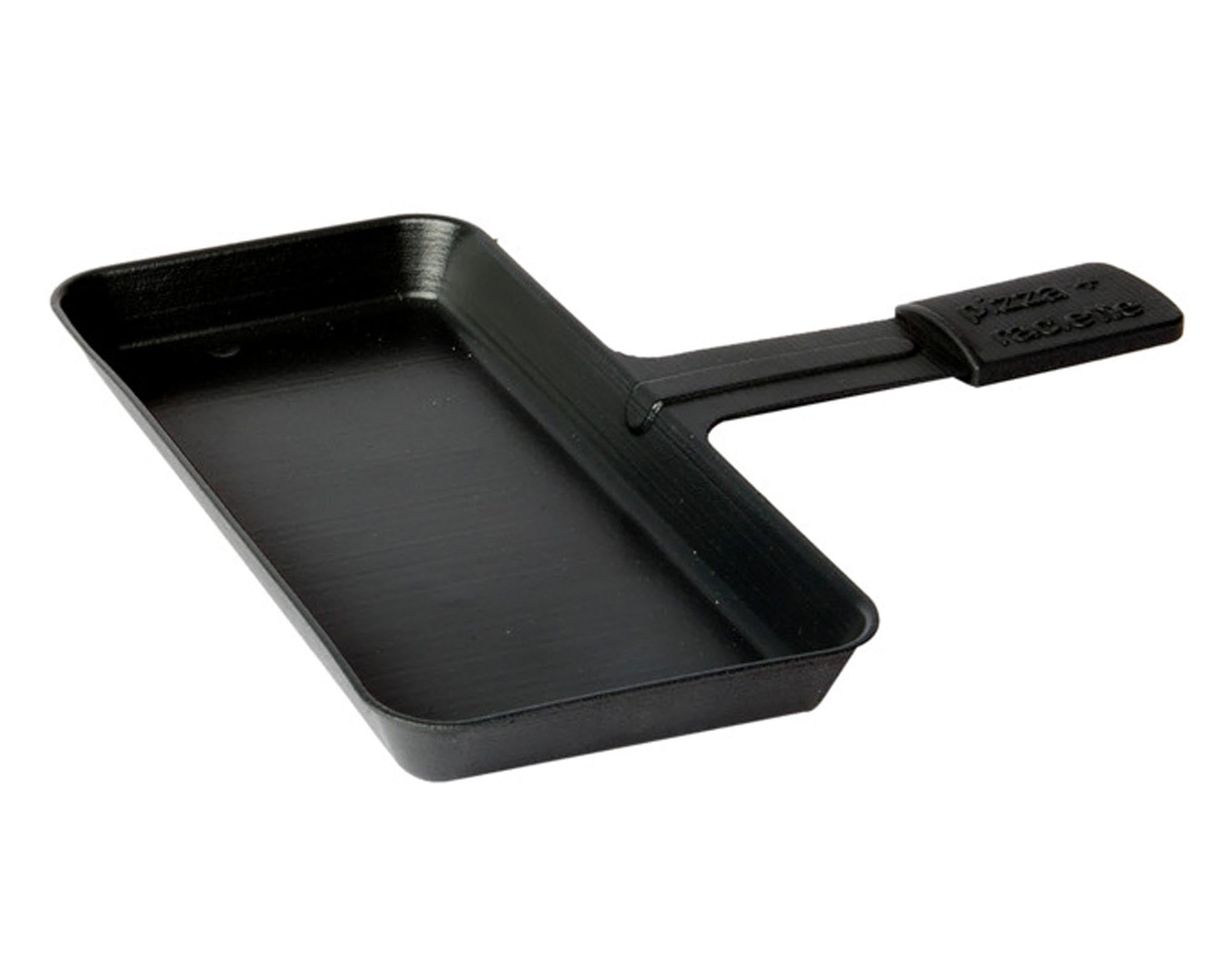 Entdecken Sie das STÖCKLI Doppelpfännchen PizzaGrill – ideal für Fondue und Raclette. Perfekt für for8, FourFour und PIZZAmax, mit extra Kapazität!