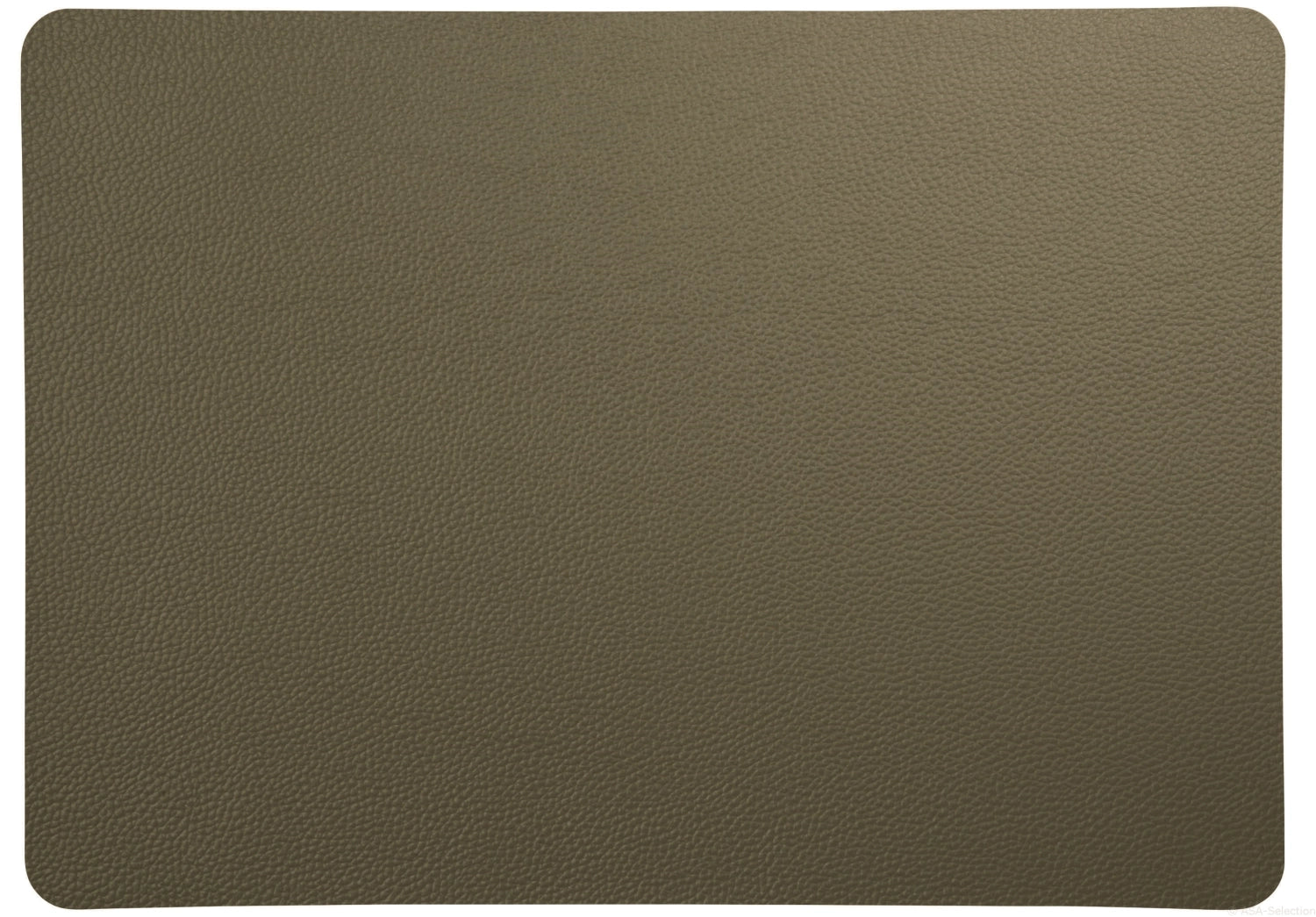 PVC Lederoptik Tischset 33x46cm grob oliv