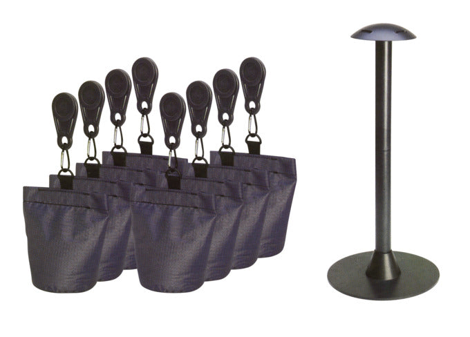 Schützen Sie Ihre Gartenmöbel mit dem PLATINUM AEROCOVER Schutzhüllen Support-Set 50 cm. Effektiver Schutz vor Wasser und Schimmel!