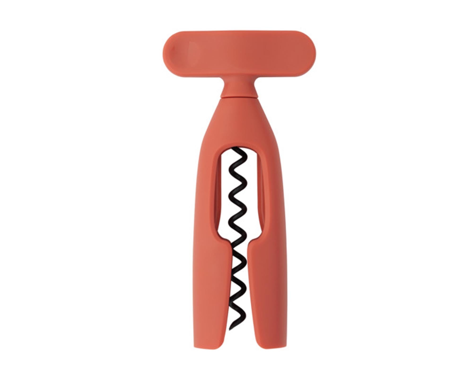 Entdecken Sie den BRABANTIA Korkenzieher Tasty+ in terracotta pink – stilvolles Weinzubehör, ergonomisch, langlebig und ideal für Weinliebhaber.