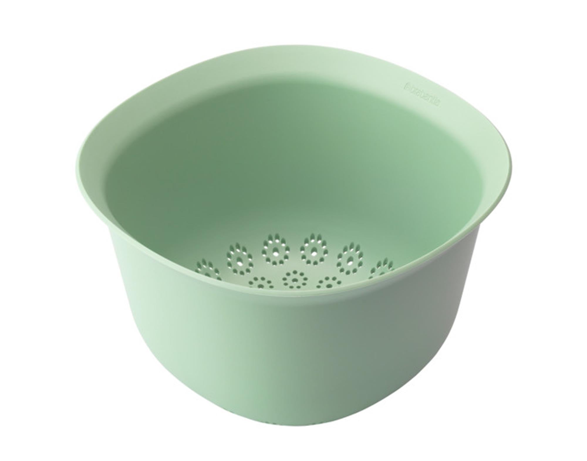 Entdecken Sie das BRABANTIA Abtropfsieb Tasty+ in jade green – hochwertig, langlebig und ideal zum Abtropfen von Nudeln, Gemüse und Salaten.