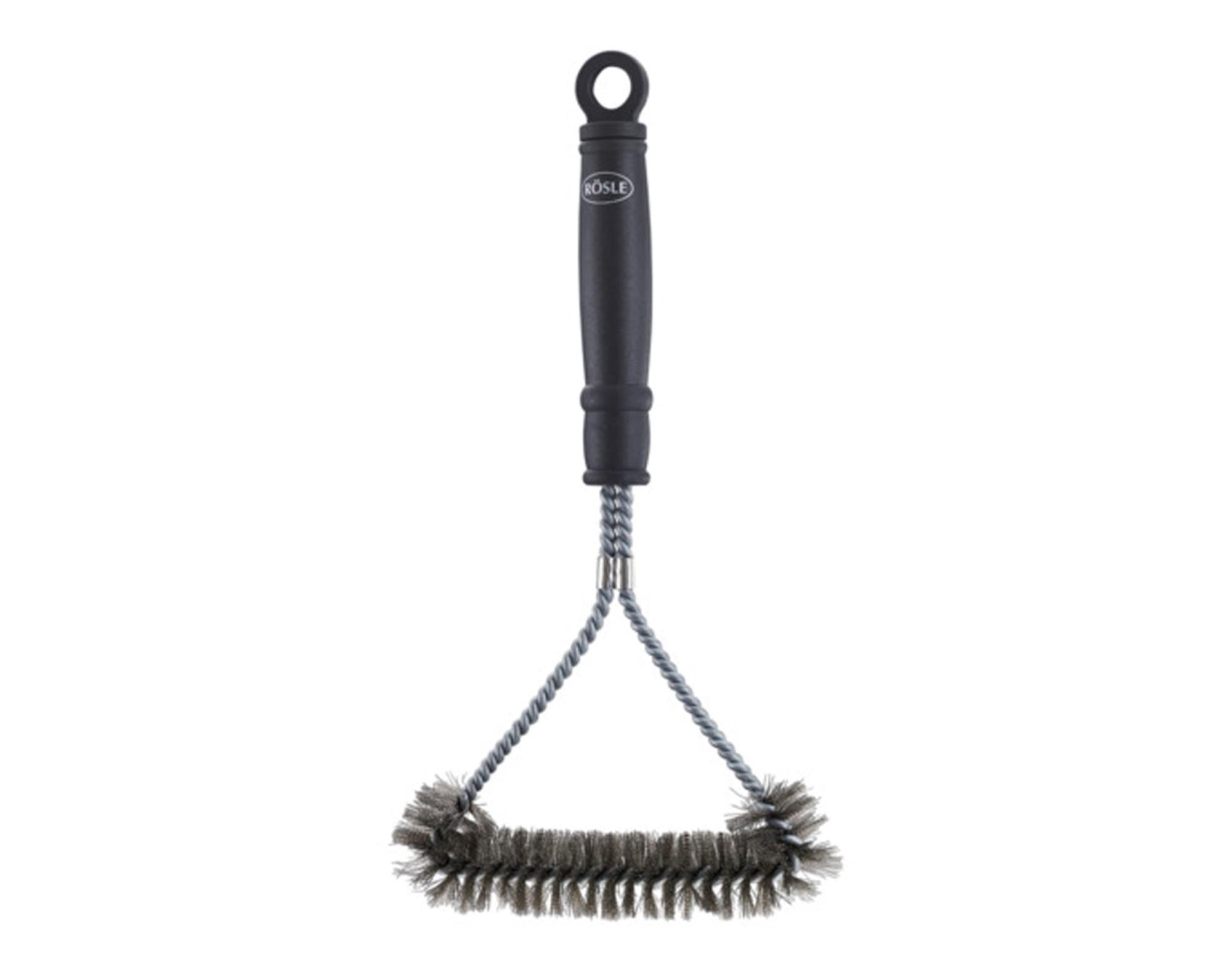Die RÖSLE Grillrostbürste mit robusten Edelstahlborsten sorgt für eine effektive Reinigung Ihres Grillrosts. Ergonomischer Griff für komfortable Handhabung.