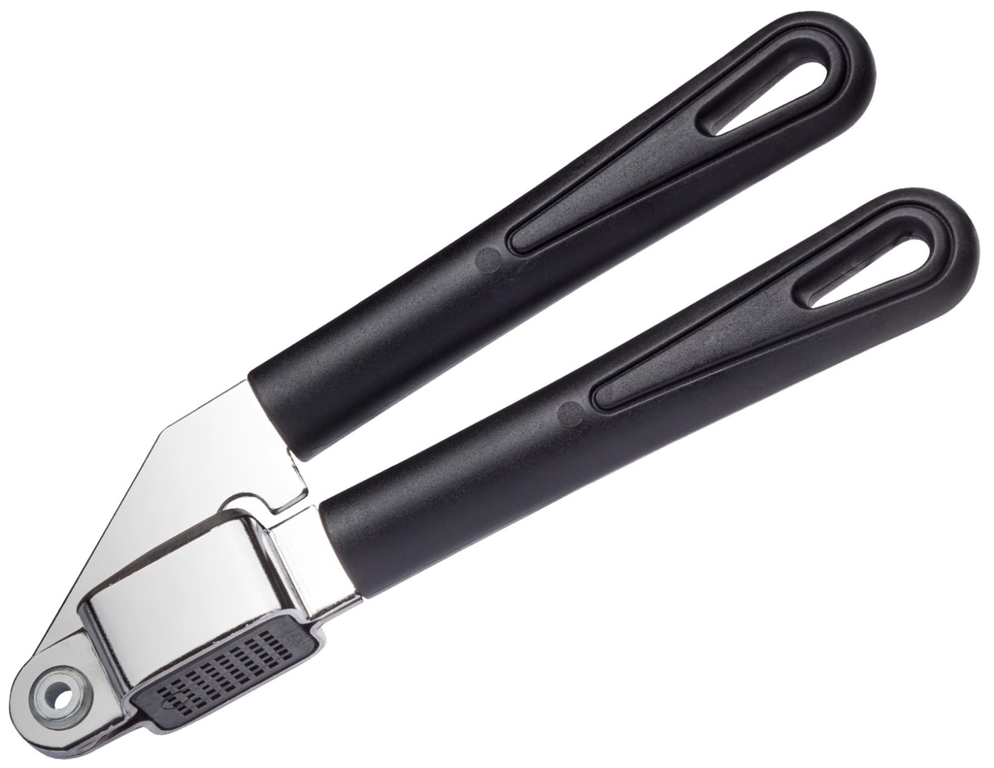 Entdecken Sie die Westmark Knoblauchpresse Gentle: ergonomisch, langlebig aus Edelstahl, einfach zu reinigen und perfekt für frischen Knoblauch in Ihren Gerichten.