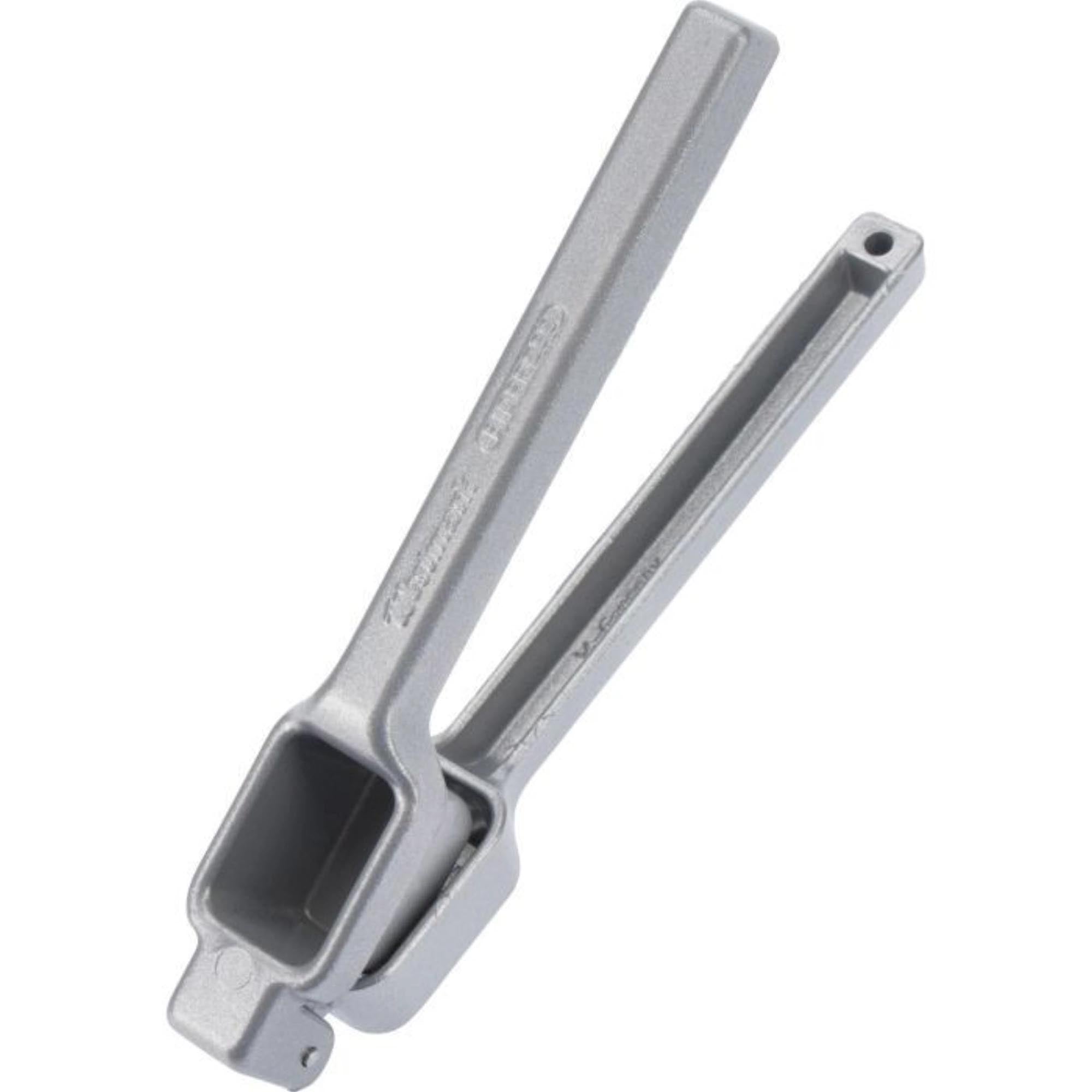 Westmark Retro Knoblauchpresse, 15x5.2x3.3cm, robustes Design, ideal für frischen Knoblauch, praktisch und hochwertig.