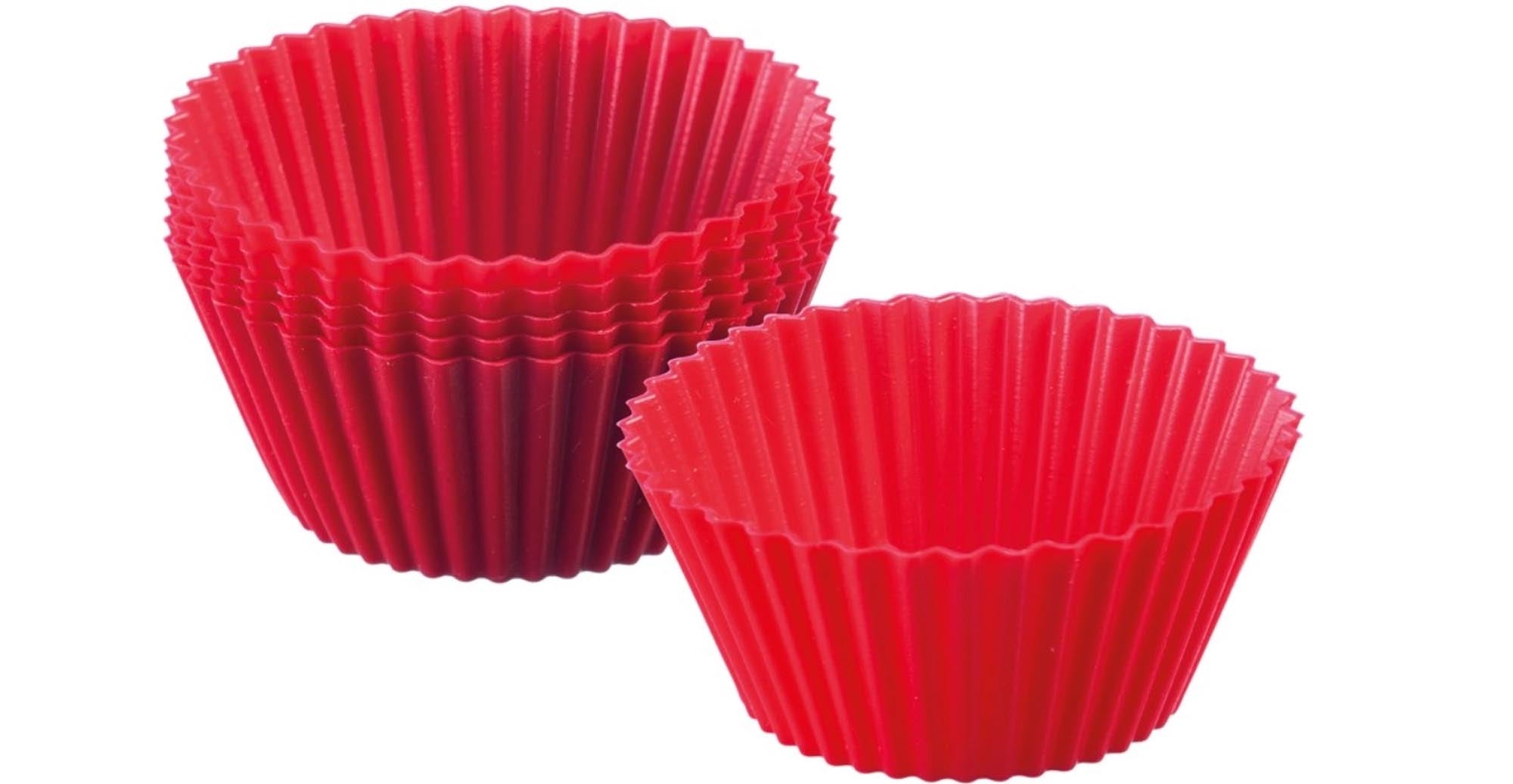 Entdecken Sie die 6 Stk. Silikon-Muffinformen von Westmark (D7cm, rot) – ideal für Muffins, Kuchen und gesunde Backwaren. Antihaftend, leicht zu reinigen und umweltfreundlich!
