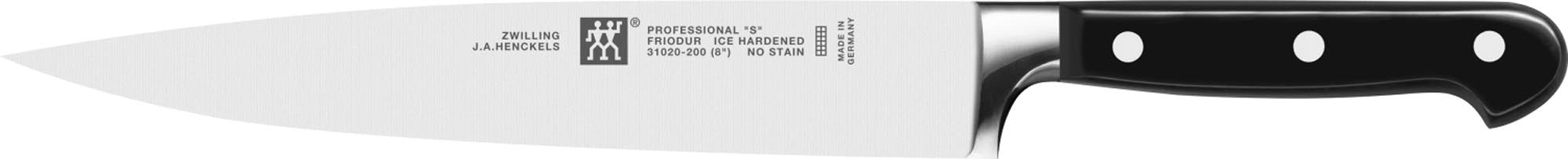 Entdecken Sie das Professional "S" Fleischmesser 200 mm von Zwilling Kitchen – Präzision, Qualität und ergonomisches Design für Ihre Küche.