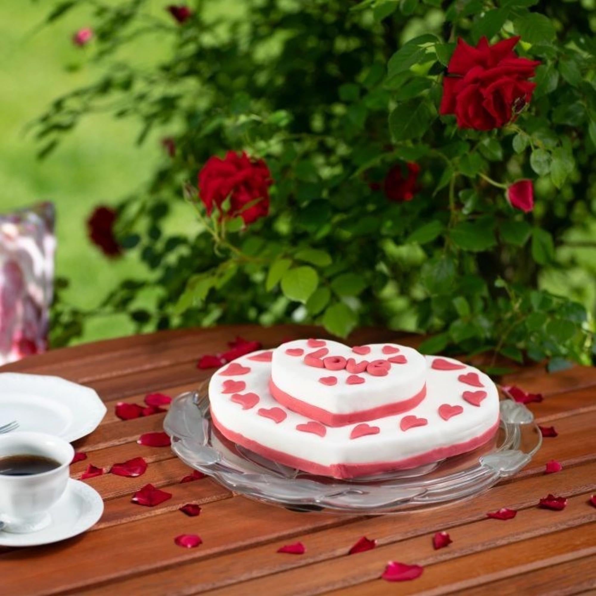 Herzbackform aus Edelstahl, 19x5 cm, ideal für kreative Backkreationen. Langlebig, leicht zu reinigen, perfekt für Kuchen und Desserts.