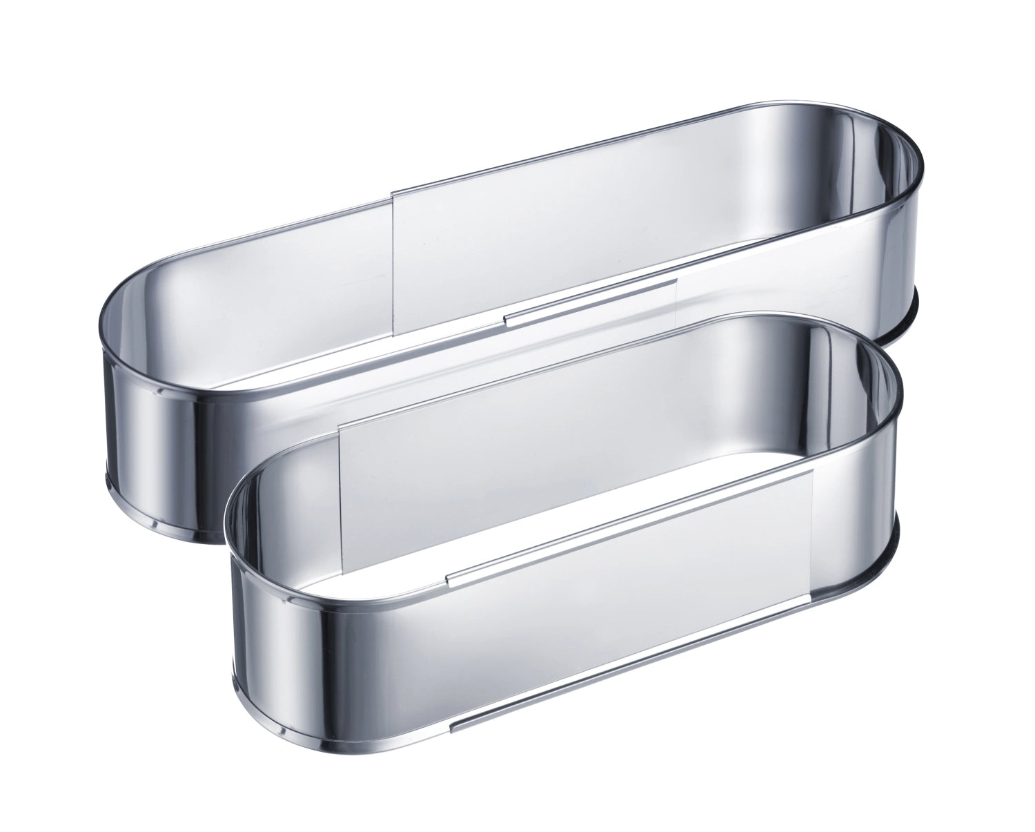 Ovale Backform, ausziehbar von 27 - 40cm, 27x9.5x7cm