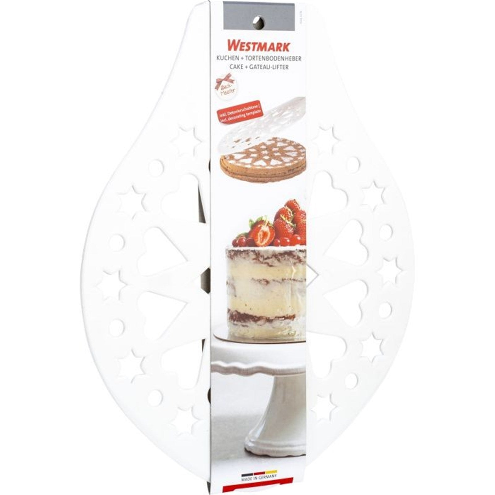 Robuster Kuchen- und Tortenheber von Westmark, 36x28cm, ideal zum Servieren und Transportieren von Kuchen und Torten.
