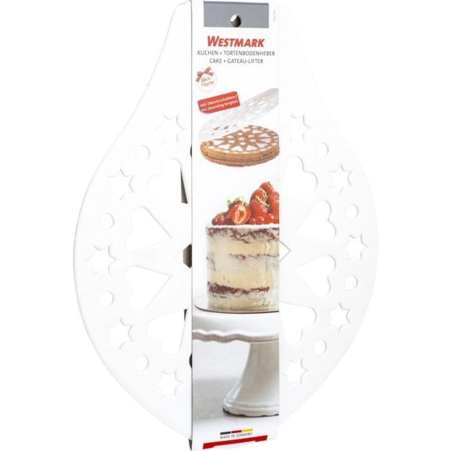 Eleganter Kuchen- und Tortenheber von Westmark, 36x28x0.5cm, ideal für das mühelose Servieren und Präsentieren von köstlichen Torten und Kuchen.