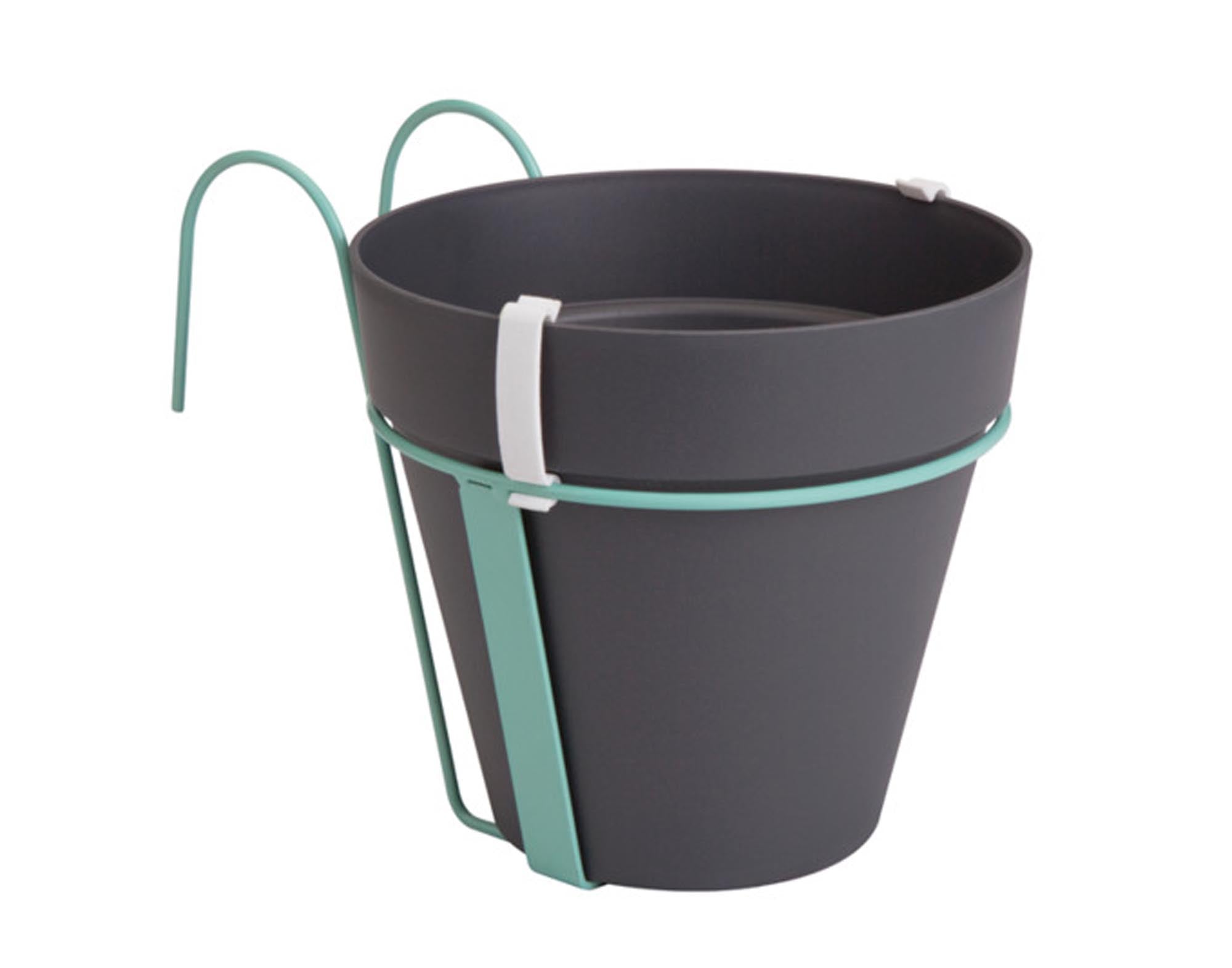 Entdecken Sie den ELHO Balkonkasten Loft Urban in Anthrazit (27x28x20 cm) – stilvoll, wetterbeständig und ideal für Ihre Balkonbepflanzung.