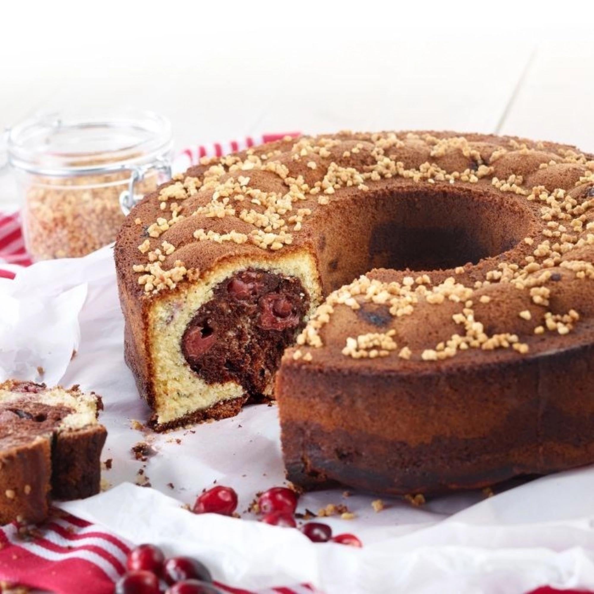 Springform 28cm mit Antihaft, 2 Böden für vielseitiges Backen, ideal für Kuchen und Torten, robust und einfach zu reinigen.