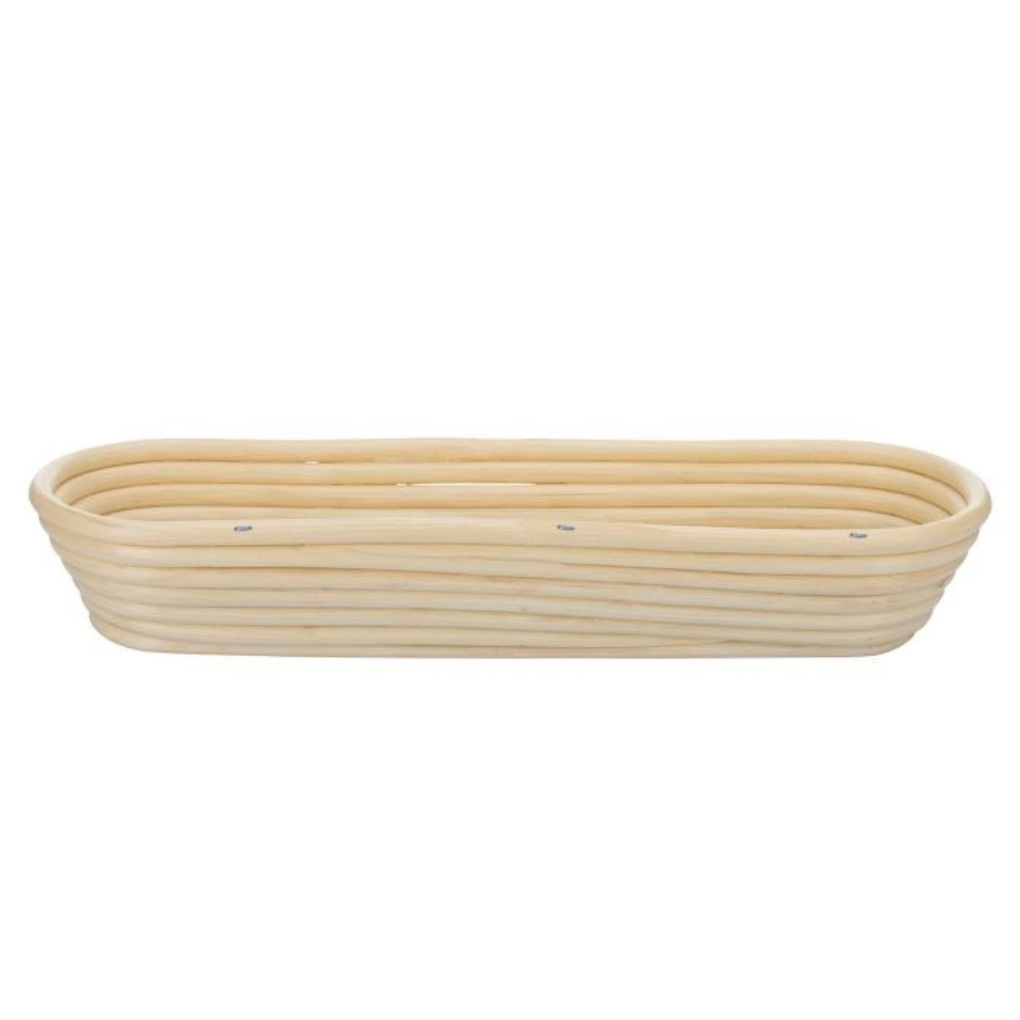 Grosses ovales Gärkörbchen von Westmark, 40x15x6,5 cm, ideal für Brotbacken, aus robustem Material, für optimale Teigführung.