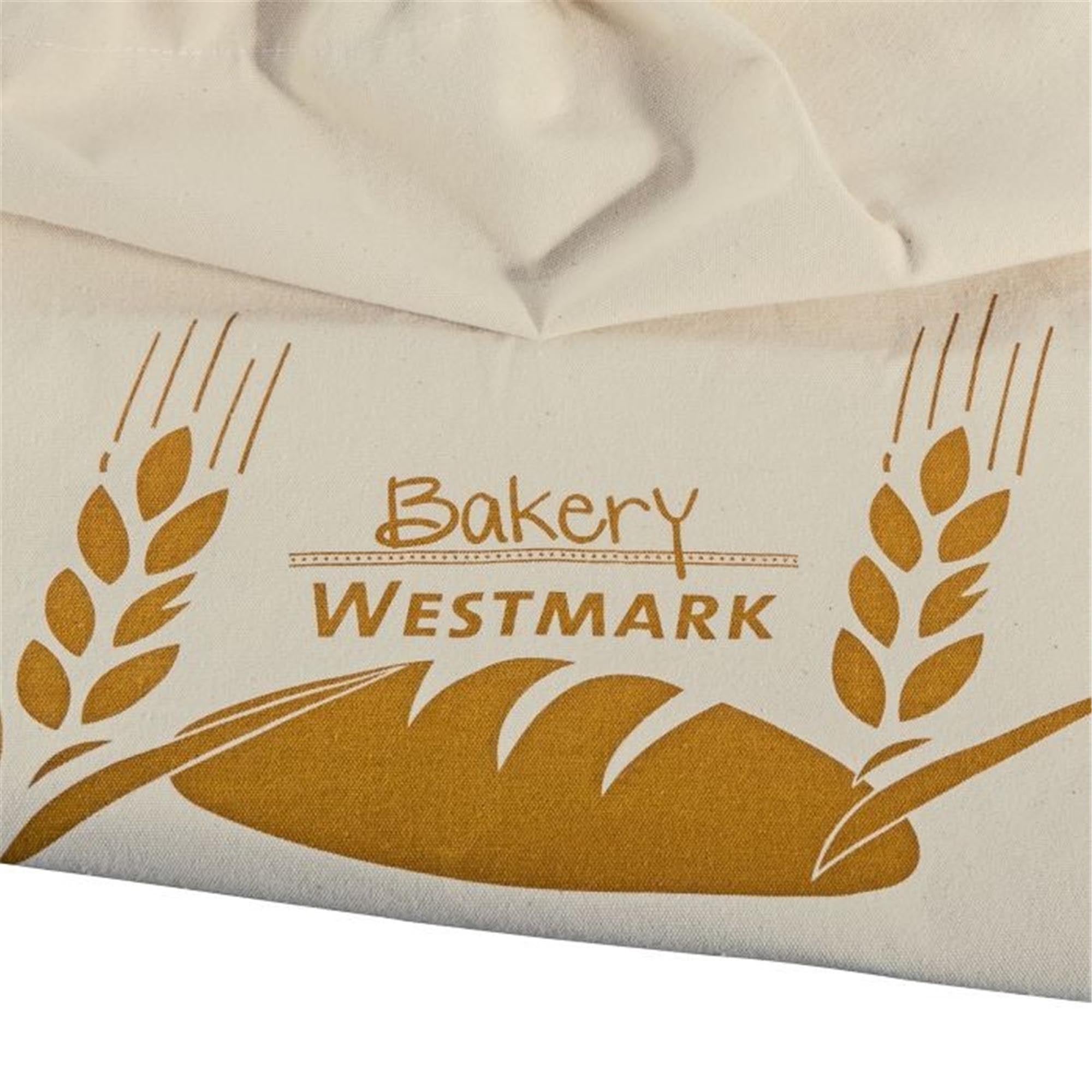 Praktischer Brotbeutel von Westmark, 38x45cm, ideal zur Aufbewahrung von Brot und Backwaren, aus hochwertigem Material gefertigt.