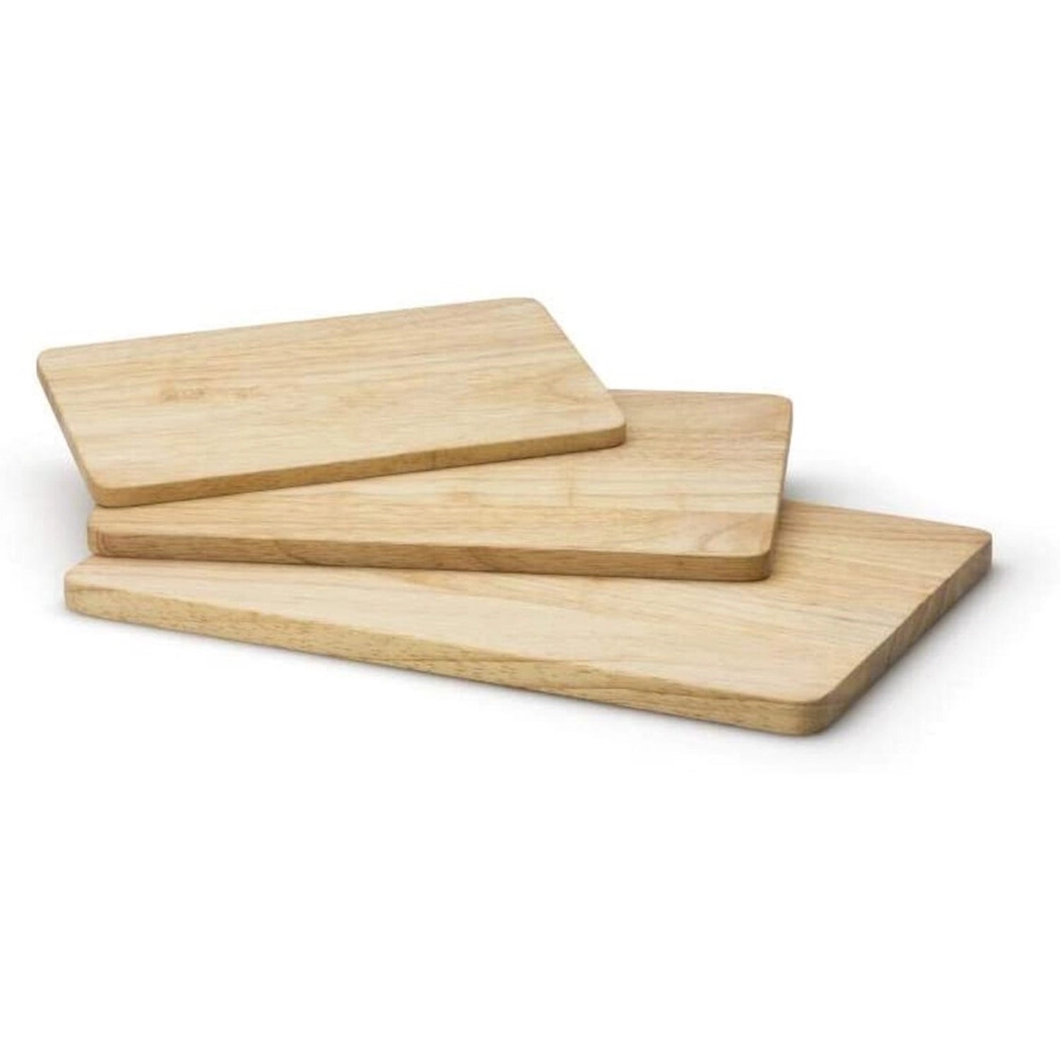 Hochwertiges, geöltes Gummibaum-Schneidebrett von Continenta, 24x15x1 cm, ideal für präzises Schneiden und stilvolle Küchen.