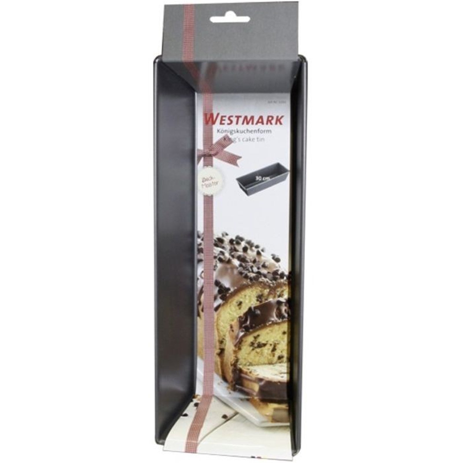 Robuste 30 cm Backform von Westmark, antihaftbeschichtet, perfekt für Kuchen und Brot, einfach zu reinigen und langlebig.