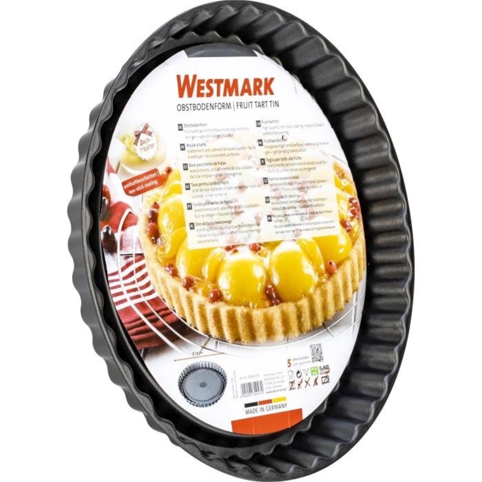 Antihaftbeschichtete Wähenform 28 cm von Westmark, ideal für Backkreationen, langlebig, einfach zu reinigen, hochwertige Verarbeitung.