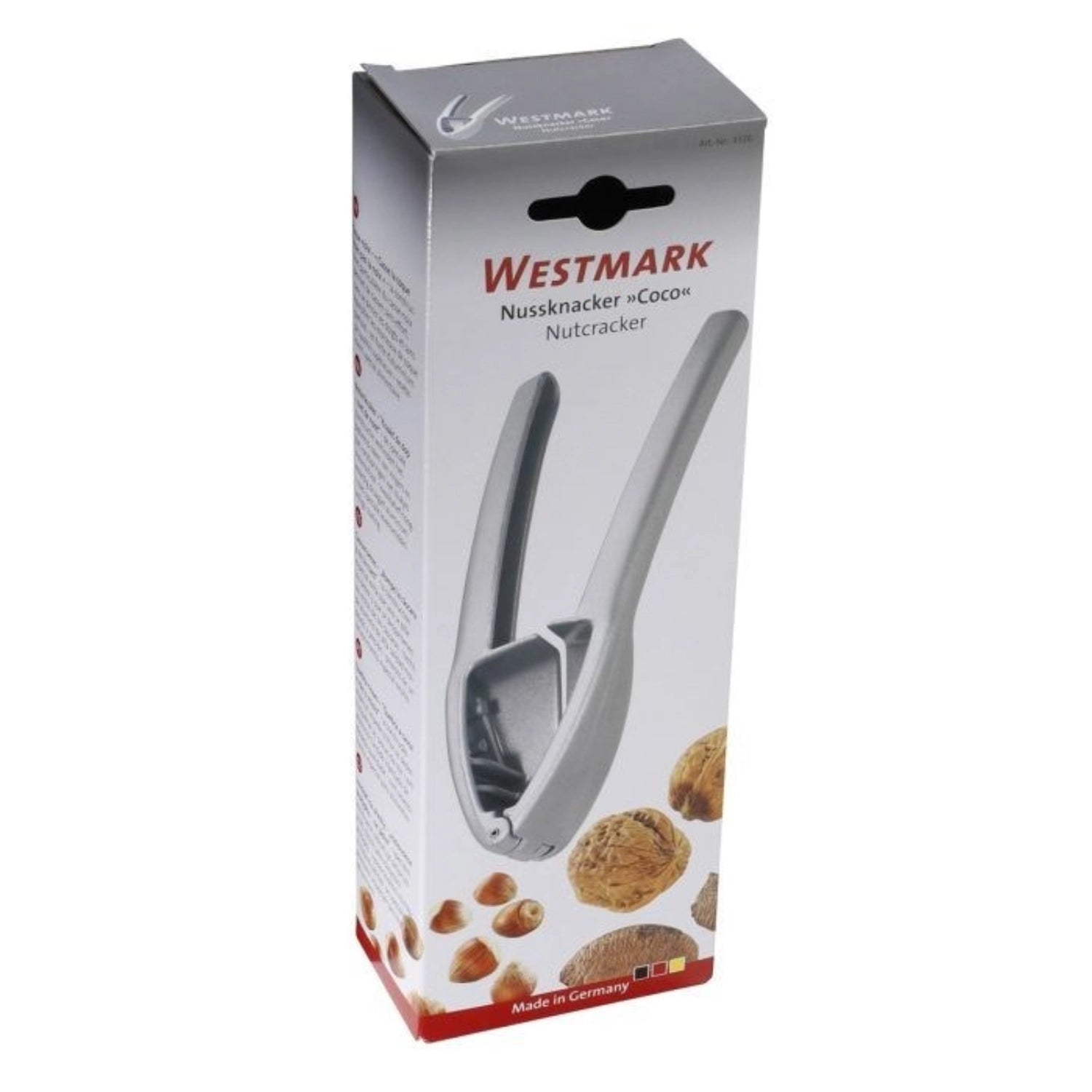 Stilvoller Nussknacker Coco von Westmark, 20.5x8x4.5cm, ideal zum mühelosen Knacken von Nüssen, ein praktisches und dekoratives Küchenutensil.