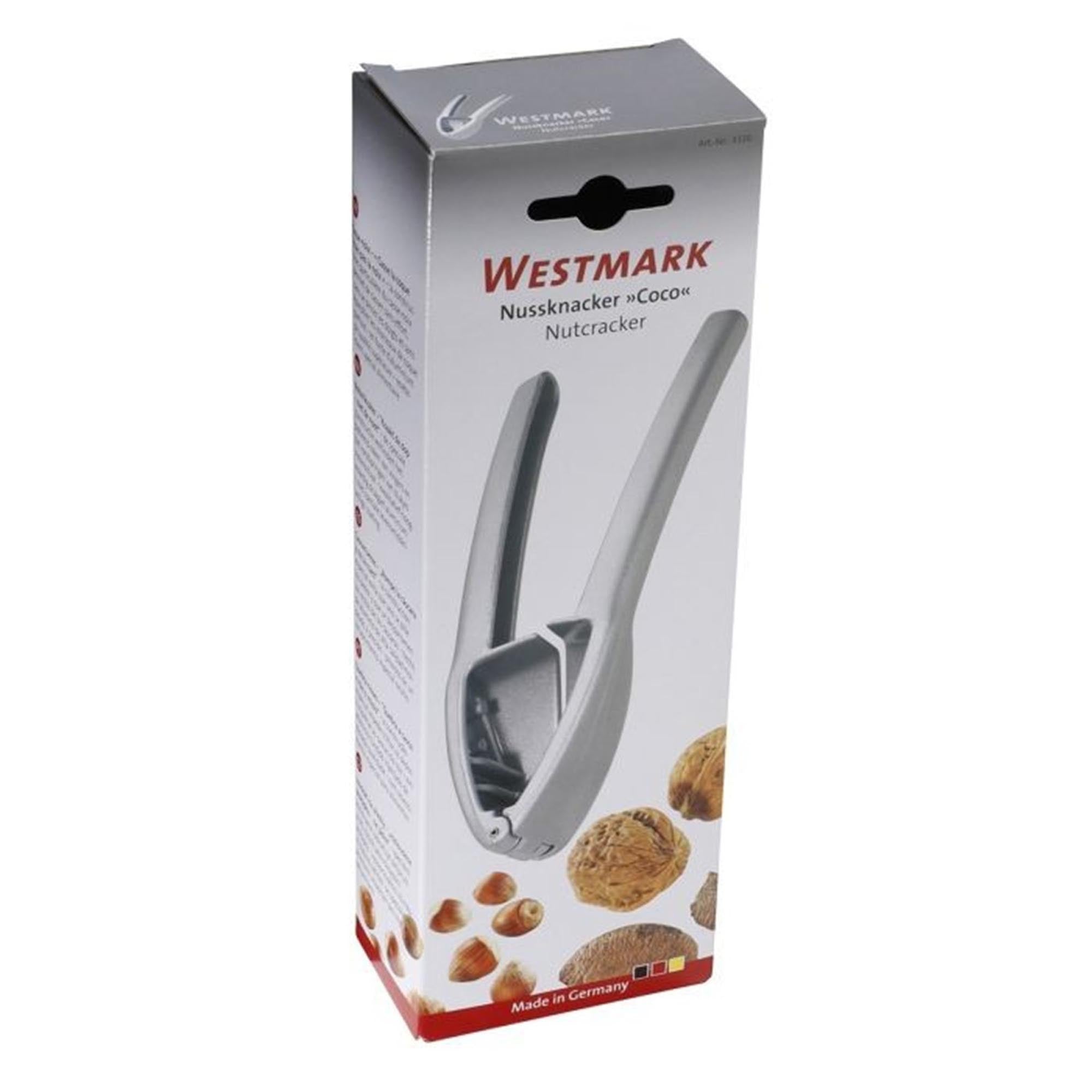 Der Nussknacker Coco von Westmark (20,5x8x4,5 cm) ist ein praktisches Werkzeug zum Knacken von Nüssen, robust und einfach zu handhaben.