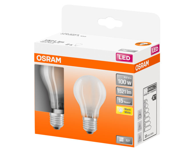Entdecken Sie die OSRAM LED-Lampe Retrofit Star Classic A E27 10.0W mit 1521lm. Energieeffizient, stilvoll und sofort einsatzbereit – ideal für Ihr Zuhause!