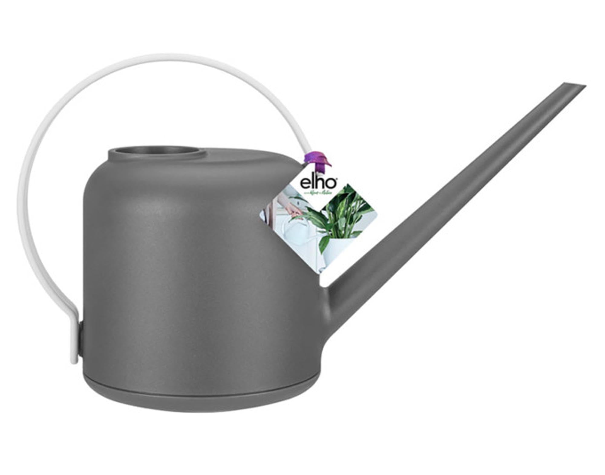 Entdecken Sie die umweltfreundliche ELHO Giesskanne b.for soft anthrazit 1.7 l – robust, ergonomisch und stilvoll für Ihre Pflanzenpflege.