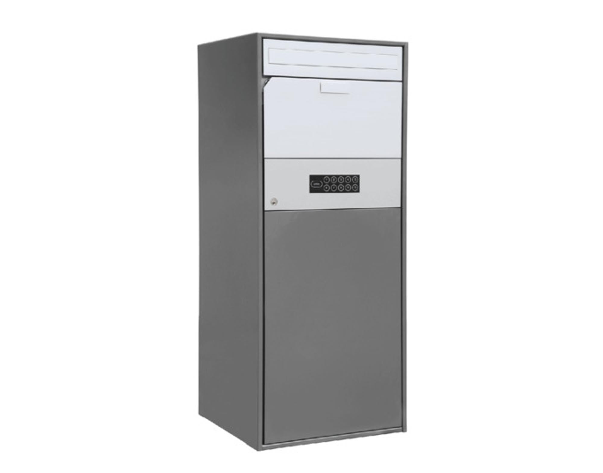 Entdecken Sie den SCHLAUEBOX Briefkasten M3 in dunkelgrau metallic – stilvoll, robust und sicher. Ideal für Ihr Zuhause oder Büro.
