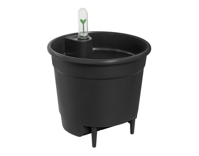 ELHO Selbstbewässerungssystem living black 33 cm in präsentiert im Onlineshop von KAQTU Design AG. Pflanzentopf Outdoor ist von ELHO