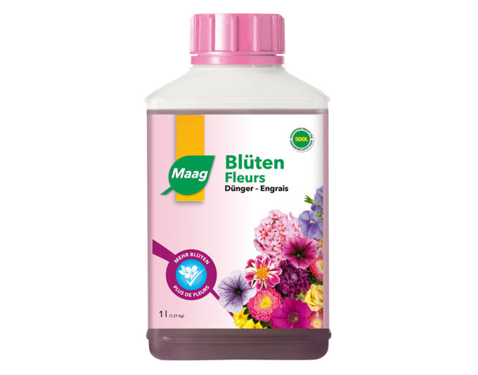 MAAG Blütendünger flüsssig 1 l in präsentiert im Onlineshop von KAQTU Design AG. Gartenpflege ist von MAAG