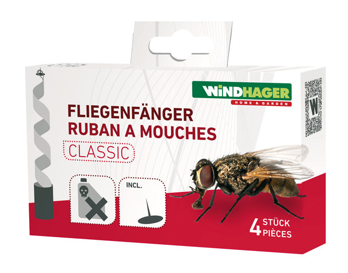 WINDHAGER Naturleim-Fliegenfänger 4 Stk. in  präsentiert im Onlineshop von KAQTU Design AG. Insektenabwehr ist von WINDHAGER