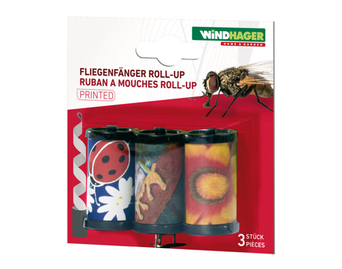 WINDHAGER Fliegenfänger Roll-up 3 Stk. in  präsentiert im Onlineshop von KAQTU Design AG. Insektenabwehr ist von WINDHAGER
