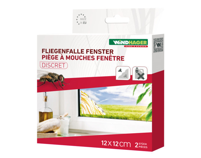 WINDHAGER Fliegenfalle Fenster 20x135x165 mm in präsentiert im Onlineshop von KAQTU Design AG. Insektenabwehr ist von WINDHAGER