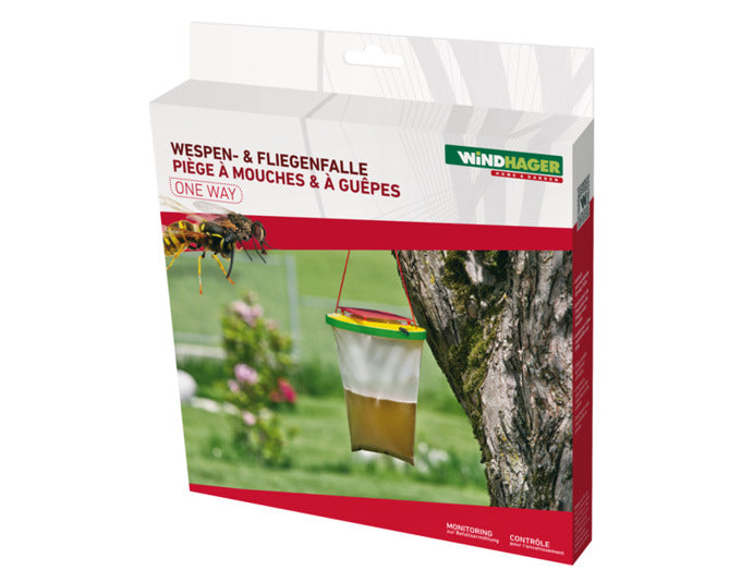 WINDHAGER Wespen- & Fliegenfalle 19x19x25 cm ONE WAY in präsentiert im Onlineshop von KAQTU Design AG. Insektenabwehr ist von WINDHAGER