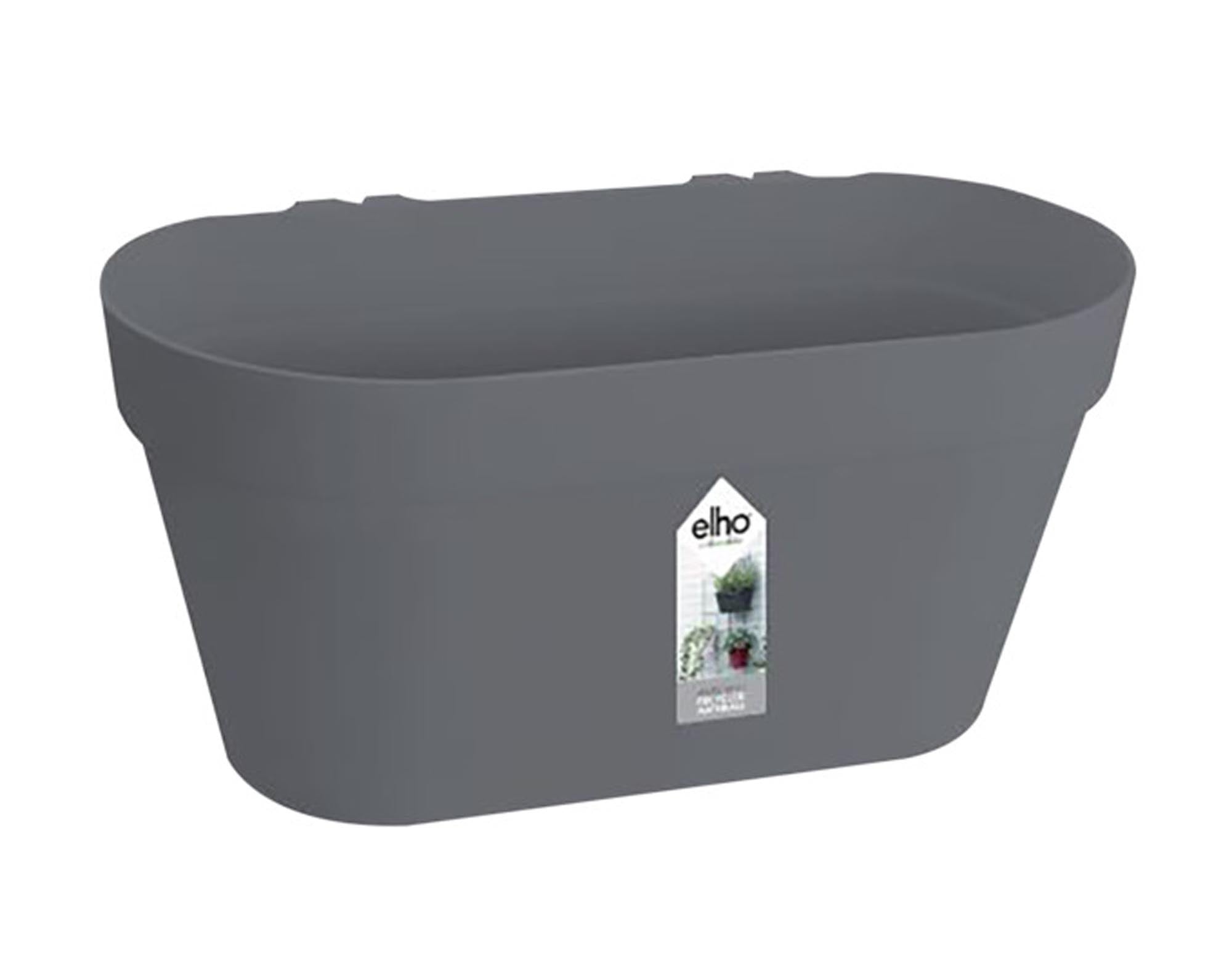 Entdecken Sie das ELHO Pflanzengefäss Loft Urban green wall duo in anthrazit (28x15x13 cm) – ideal für vertikale Gärten, umweltfreundlich und stilvoll.