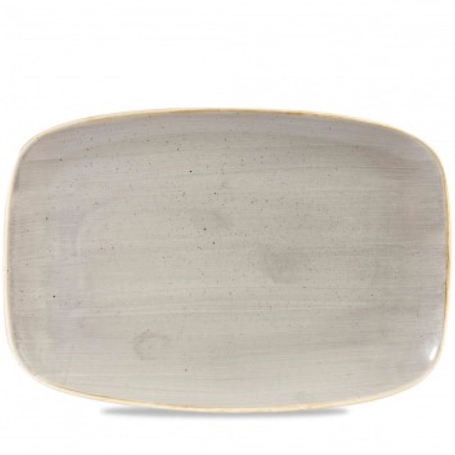 Stonecast Peppercorn Gray plate rectangle. No. 9 35.5x24.5cm