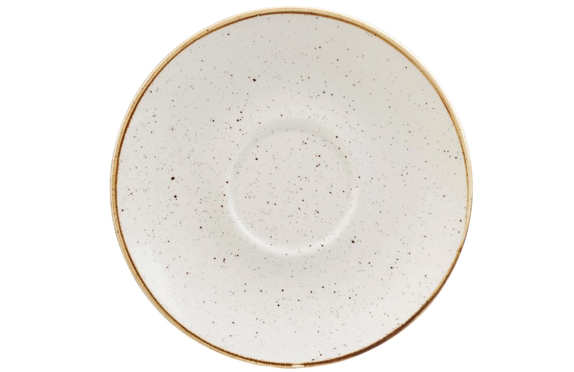 Elegante Porzellan-Tassenuntere von Churchill, 15.6cm, spülmaschinenfest, mikrowellengeeignet, ideal für jeden Anlass.