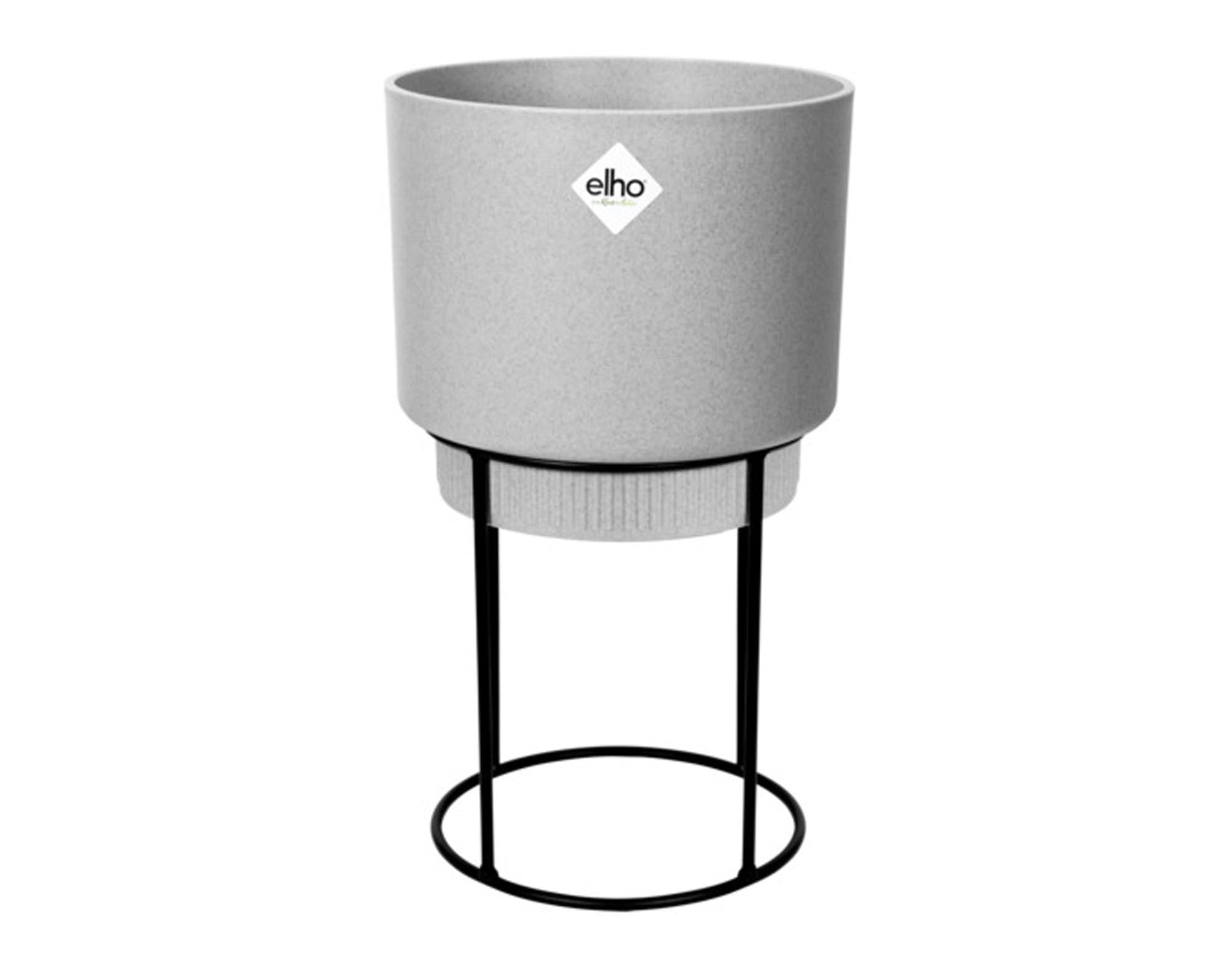 Entdecken Sie die ELHO Pflanzenschale b. for Studio mit Ständer (ø 30cm) – nachhaltig, modern und ideal für Ihre Pflanzen! Perfekt für Innen- und Außenbereiche.