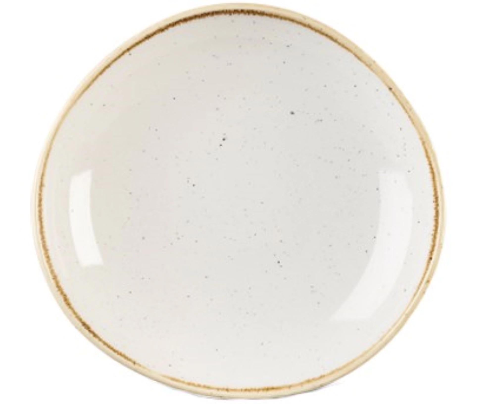Stonecast Barley White Organic deep plate 25.3cm