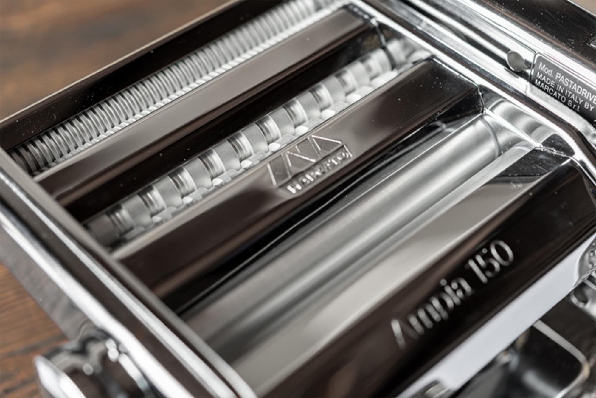 Die MARCATO Ampia 150 Classic: Hochwertige Nudelmaschine mit 10 Stufen, Antihaft, für perfekte Pasta zu Hause.