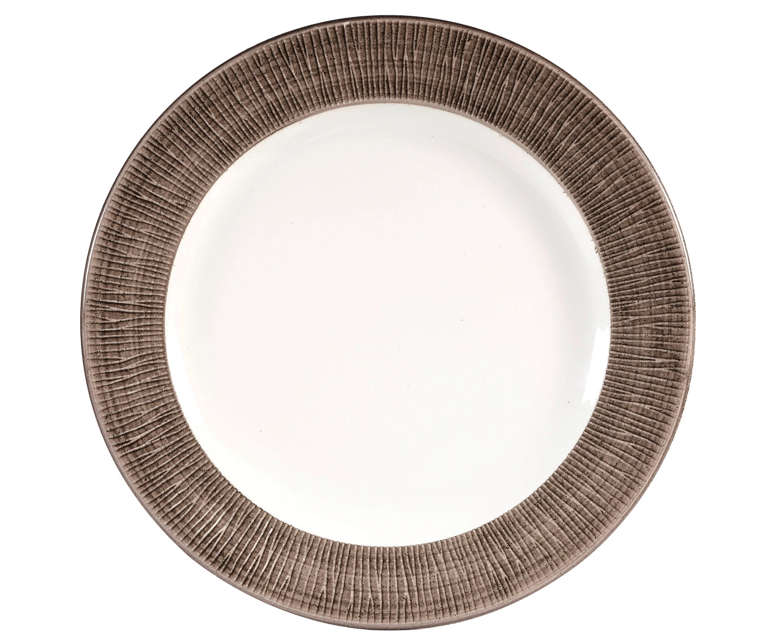 Flacher, schmaler Teller aus Bambus von Churchill, 27,6 cm, ideal für stilvolle Anrichte und nachhaltige Gastronomie. Vielseitig und elegant.